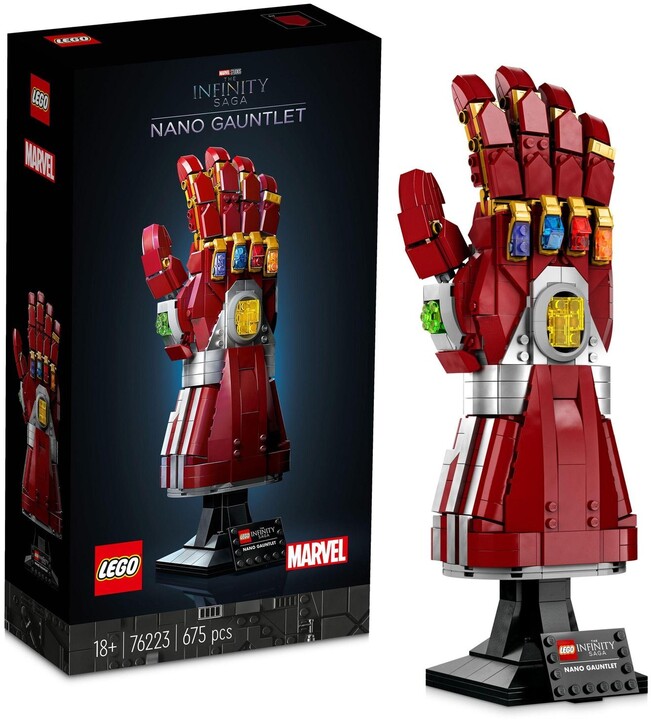 Extra výhodný balíček LEGO® Marvel 76223 Nanorukavice a 76217 Já jsem Groot_1378943991