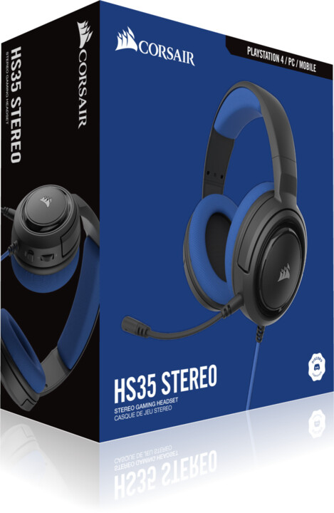 Corsair HS35 Stereo, modrá_1756618573