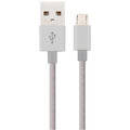 MicroUSB Cable 1m, Silver