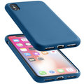 CellularLine ochranný silikonový kryt SENSATION pro iPhone X, modrý_101400404
