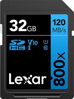 Lexar Professional 800x UHS-I U1 (Class 10) SDHC 32GB_265271597