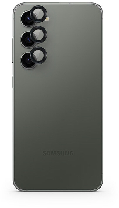 EPICO hliníkové tvrzené sklo na čočky fotoaparátu pro Samsung Galaxy S24+ 5G, černá_791582866