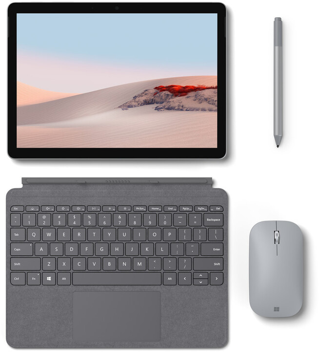 Microsoft Type Cover pro Surface Go, ENG, charocoal