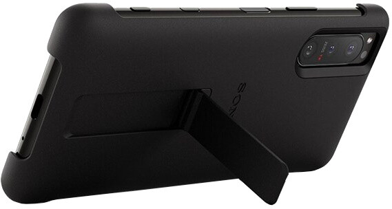 Sony zadní kryt se stojánkem pro Xperia 5 II, černá_1339884587