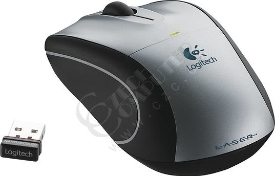 Logitech V450 Nano Cordless Laser Mouse for Notebooks, stříbrná_377157123