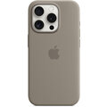 Apple Silikonový kryt s MagSafe pro iPhone 15 Pro, jílově šedá_415800518