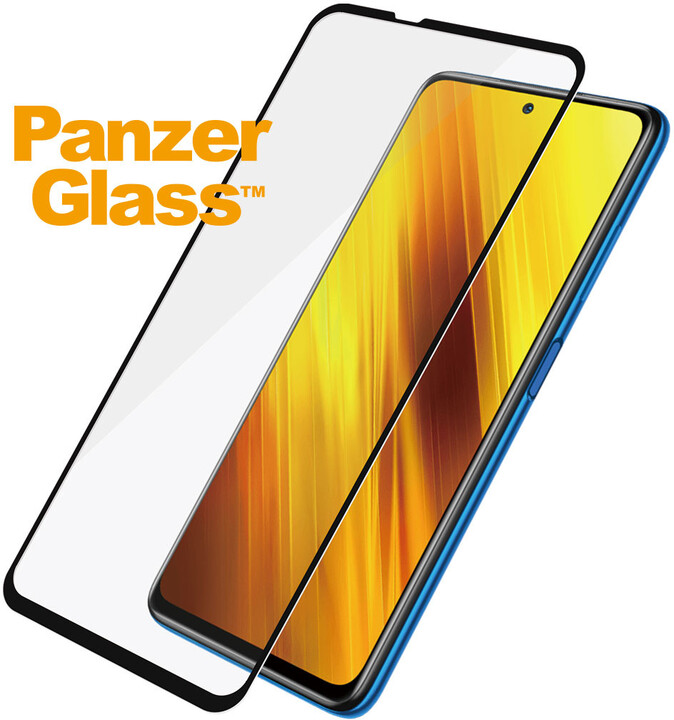 PanzerGlass ochranné sklo Edge-to-Edge pro Poco X3 NFC/X3 Pro, černá_434141873