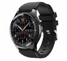 ESES silikonový řemínek pro Samsung Galaxy watch 46mm/samsung gear s3, černá_452401163