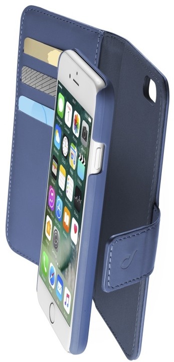 CellularLine COMBO 2v1, odnímatelný zadní kryt, pouzdro typu kniha pro Apple iPhone 7, modrá_324881680
