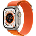 Apple Watch Ultra, 49mm, Cellular, Titanium, Orange Alpine Loop - Medium