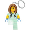 Klíčenka LEGO Iconic Zdravotní sestra, svítící figurka