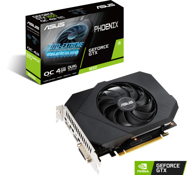 ASUS GeForce PH-GTX1650-O4GD6-P, 4GB GDDR6_617478710