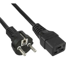 PremiumCord kabel síťový k počítači 230V 16A 1,5m IEC 320 C19 konektor kpspa015