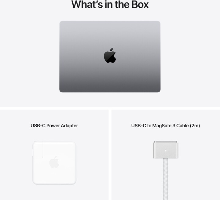 Apple MacBook Pro 14, M1 Pro 10-core, 32GB, 1TB, 14-core GPU, vesmírně šedá_316843223
