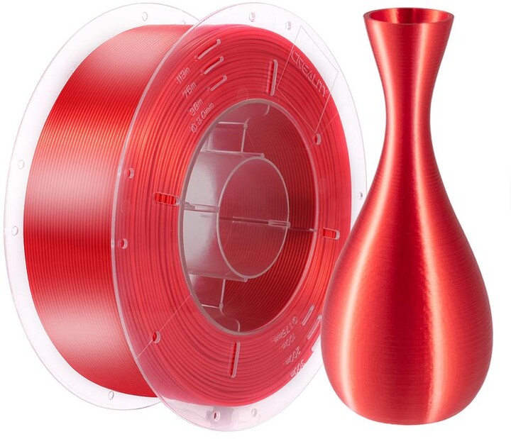 Creality tisková struna (filament), CR-SILK, 1,75mm, 1kg, červená_212114299