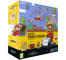 Nintendo Wii U Premium Pack Black+Super Mario Maker+amiibo_1091850529