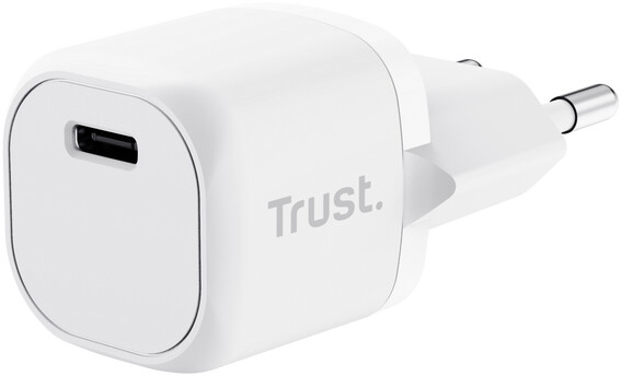 Trust síťový adaptér Maxo, USB-C, 20W, bílá_58785747