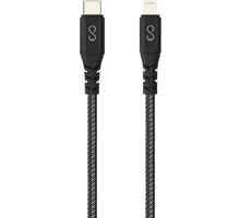 EPICO PD pletený USB-C kabel s lightning konektorem, 1,2m, černý_1191942086
