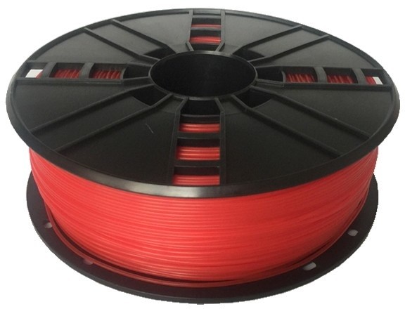 Gembird tisková struna (filament), nylon, 1,75mm, 1kg, červená_1919560569