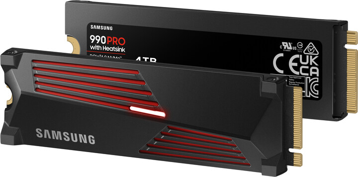 Samsung SSD 990 PRO, M.2 - 4TB (Heatsink)_14842285