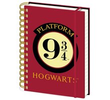 Zápisník Harry Potter - Platform 9 3/4, linkovaný, kroužková vazba, A5_1943925283