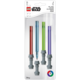 Pero LEGO Star Wars - světelný meč, mix barev, gelové, 4ks