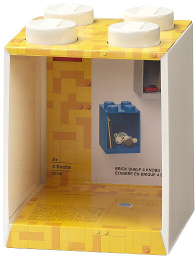 Police LEGO Brick, závěsná, malá (4), bílá_1063058769