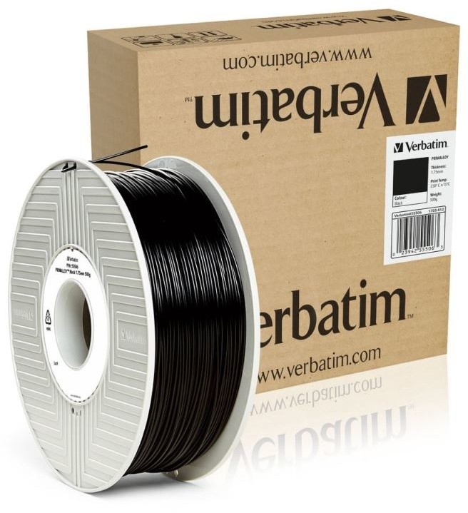 Verbatim tisková struna (filament), PRIMALLOY, 1,75mm, 500g, černá_1402945642