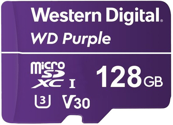 WD Micro SDXC Purple 128GB 100 MB/s UHS-I U3_1241533086