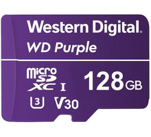 WD Micro SDXC Purple 128GB 100 MB/s UHS-I U3 Poukaz 200 Kč na nákup na Mall.cz + O2 TV HBO a Sport Pack na dva měsíce