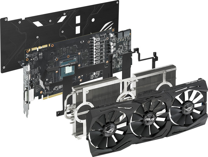 ASUS GeForce ROG STRIX-GTX1080-O8G-11GBPS, 8GB GDDR5X_718664957