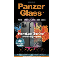 PanzerGlass ochranný kryt ClearCase pro Apple iPhone 12/ 12 Pro 6.1&quot;, antibakteriální, černá_1474454252