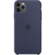 Apple silikonový kryt na iPhone 11 Pro Max, půlnočně modrá