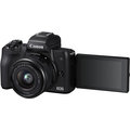 Canon EOS M50, černá + EF-M 15-45mm IS STM_592764076