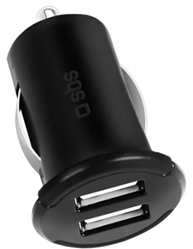 SBS Autoadaptér 2x USB, 2400 mA, černá_2013061707