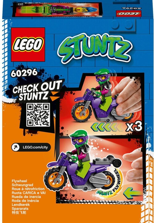 LEGO® City 60296 Kaskadérská wheelie motorka_949363559