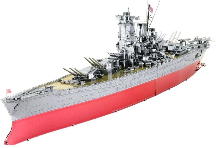 Stavebnice ICONX Yamato - válečná loď, kovová_277464719