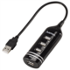 Hama USB 2.0 HUB 1:4, černý