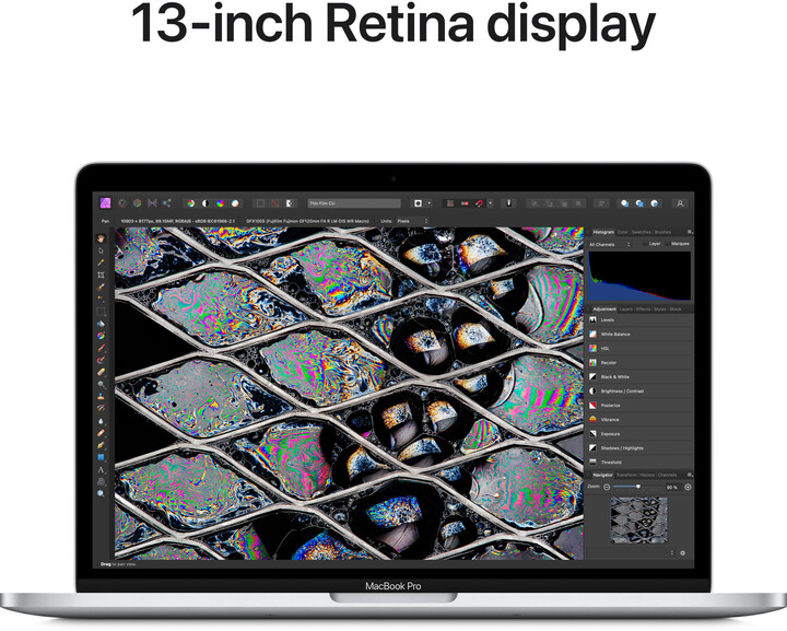 Apple MacBook Pro 13 (Touch Bar), M2 8-core, 24GB, 2TB, 10-core GPU, stříbrná (M2, 2022)_1360209242