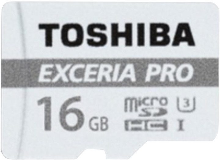 Toshiba Micro SDHC Exceria Pro M401 16GB 95MB/s UHS-I U3 + adaptér_1653371091