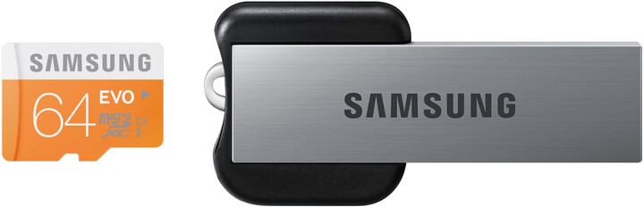 Samsung Micro SDXC EVO 64GB Class 10 UHS-I + USB čtečka_1898441358