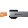 Samsung Micro SDXC EVO 64GB Class 10 UHS-I + USB čtečka_1898441358