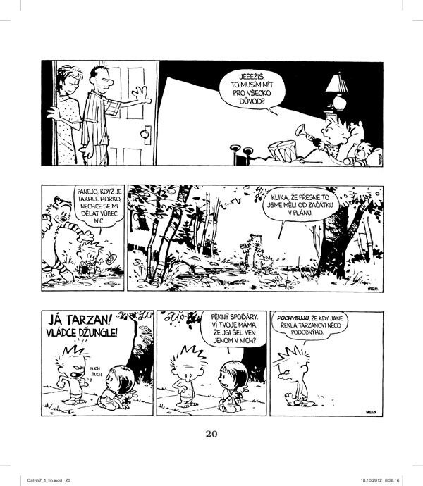 Komiks Calvin a Hobbes: Útok vyšinutých zmutovaných zabijáckých obludných sněhuláků, 7.díl_1226298415