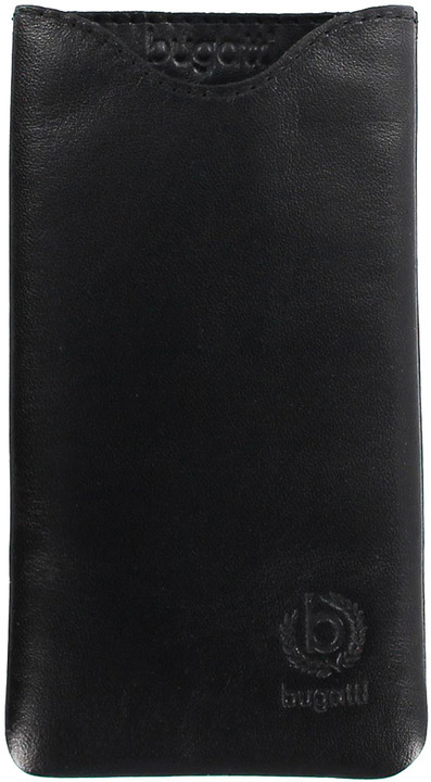 Bugatti slim fit kožené pouzdro pro iPhone 6 Plus 5.5&quot;, černá_2138545456