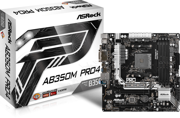 ASRock AB350M Pro4 - AMD B350_760051923