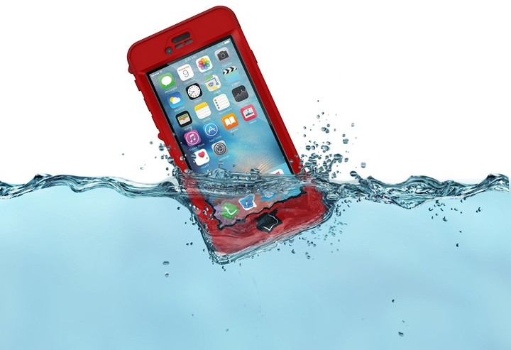 LifeProof Nüüd poudro pro iPhone 6s, odolné, červená_2082284211
