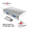 Club3D USB hub USB 3.0 Type C to 4x USB Type A_731460214