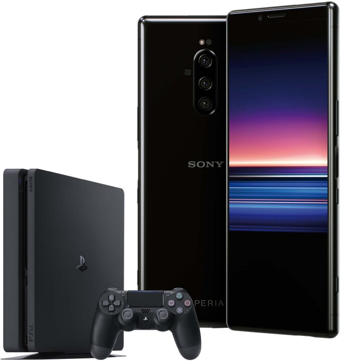 Sony Xperia 1, 6GB/128GB, černá + PS4 + hra Fortnite_1509854644