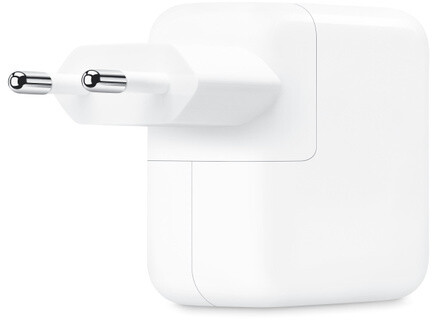 Apple napájecí adaptér USB-C, dvouportový, 35W, bílá_1475633883