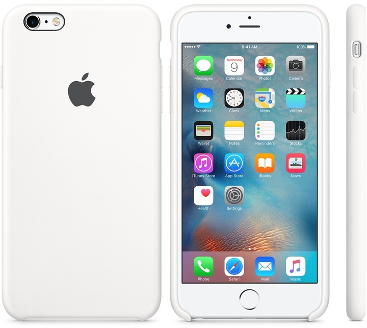 Apple iPhone 6s Plus Silicone Case, bílá_834872201